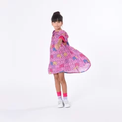 MARC JACOBS Robe Plissée En Crêpe -Petit Monde Soldes W12468 44G 101