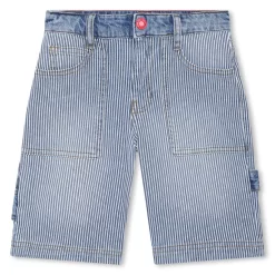 MARC JACOBS Bermuda En Denim Rayé