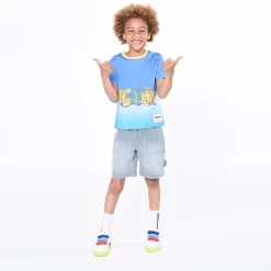 MARC JACOBS Bermuda En Denim Rayé -Petit Monde Soldes W24281 Z10 101