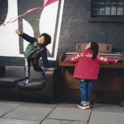 MARC JACOBS Blouson Bicolore En Laine -Petit Monde Soldes W26130 670 101