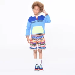 MARC JACOBS Baskets à Lacets En Cuir -Petit Monde Soldes W29059 V99 101