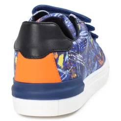 MARC JACOBS Baskets En Cuir à Scratchs -Petit Monde Soldes W29065 85T 003