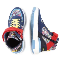 MARC JACOBS Baskets Cuir Scratch Et Lacets -Petit Monde Soldes W29066 85T 007