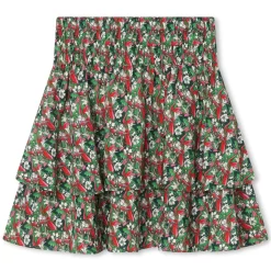 ZADIG & VOLTAIRE Jupe Volantée Imprimé à Fleurs