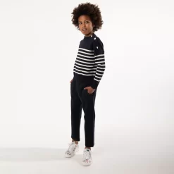 ZADIG & VOLTAIRE Pull Marinière Coton Et Laine -Petit Monde Soldes X15394 83D 101