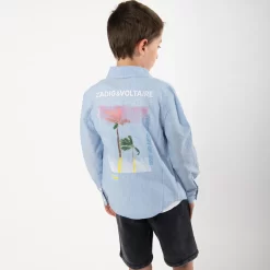 ZADIG & VOLTAIRE Chemise En Coton Avec Imprimé -Petit Monde Soldes X25350 792 101