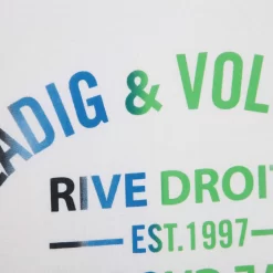 ZADIG & VOLTAIRE T-shirt Avec Broderie -Petit Monde Soldes X25352 N48 003