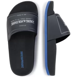 ZADIG & VOLTAIRE Tongs Fantaisie -Petit Monde Soldes X29024 83D 007