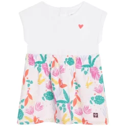 CARREMENT BEAU Robe Motif Tropical