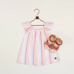 CARREMENT BEAU Robe En Coton Fantaisie -Petit Monde Soldes Y02100 Z41 101