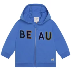 CARREMENT BEAU Sweat-shirt Zippé à Capuche