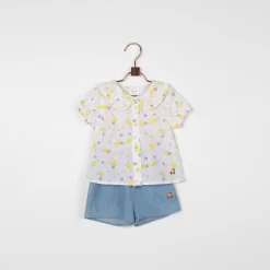 CARREMENT BEAU Blouse à Motifs Citrons -Petit Monde Soldes Y05222 10P 101