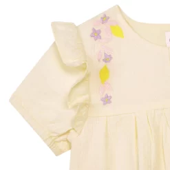 CARREMENT BEAU Blouse Brodée Avec Volants -Petit Monde Soldes Y05225 531 003