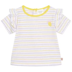 CARREMENT BEAU T-shirt Rayé Avec Volants