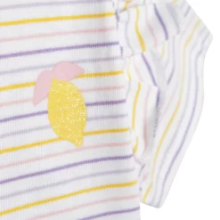 CARREMENT BEAU T-shirt Rayé Avec Volants -Petit Monde Soldes Y05241 10P 003