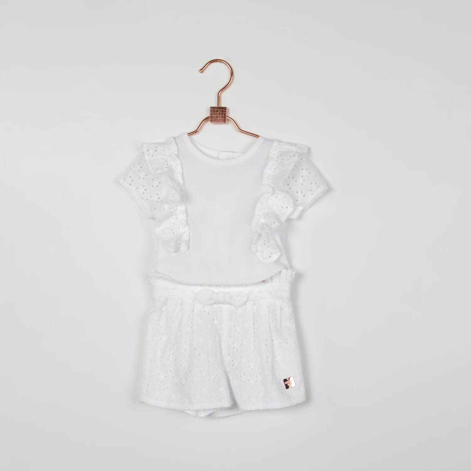 CARREMENT BEAU T-shirt Volanté En Coton 3 CARREMENT BEAU T-shirt Volanté En Coton – Image 3