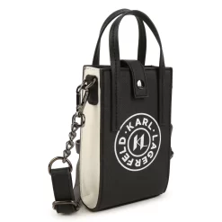 KARL LAGERFELD KIDS Sac Téléphone à Bandoulière -Petit Monde Soldes Z10174 09B 003