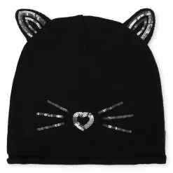KARL LAGERFELD KIDS Bonnet Chat En Tricot