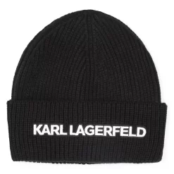 KARL LAGERFELD KIDS Bonnet En Tricot Avec Broderie