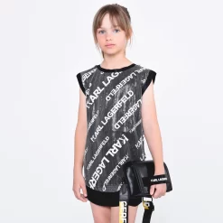KARL LAGERFELD KIDS Robe Droite à Sequins -Petit Monde Soldes Z12242 M41 101