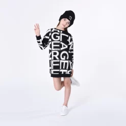 KARL LAGERFELD KIDS Robe Droite à Manches Longues -Petit Monde Soldes Z12253 09B 101