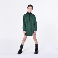 KARL LAGERFELD KIDS Robe Sweat-shirt Zippée -Petit Monde Soldes Z12256 66B 101