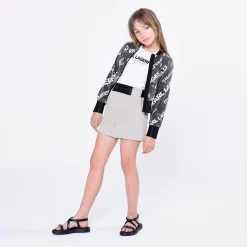 KARL LAGERFELD KIDS Short Taille Fantaisie Logotée -Petit Monde Soldes Z14198 23D 101