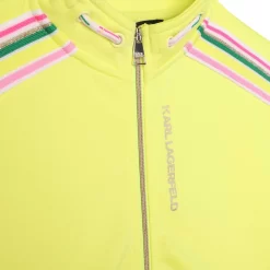 KARL LAGERFELD KIDS Cardigan De Jogging Zippé -Petit Monde Soldes Z15463 549 003