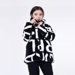 KARL LAGERFELD KIDS Veste En Peluche Imprimée -Petit Monde Soldes Z16168 M41 101