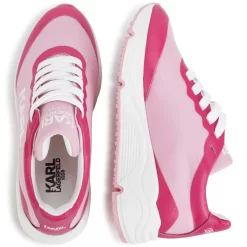 KARL LAGERFELD KIDS Baskets Lacées Bimatières -Petit Monde Soldes Z19105 465 007