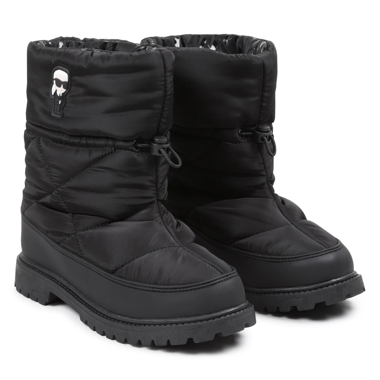 KARL LAGERFELD KIDS Bottines Matelassées 1 KARL LAGERFELD KIDS Bottines Matelassées