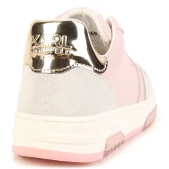 KARL LAGERFELD KIDS Baskets En Cuir à Lacets -Petit Monde Soldes Z19120 475 003
