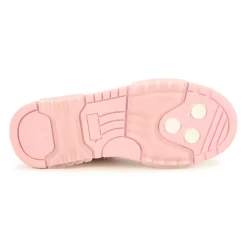 KARL LAGERFELD KIDS Baskets En Cuir à Lacets -Petit Monde Soldes Z19120 475 004