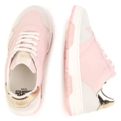 KARL LAGERFELD KIDS Baskets En Cuir à Lacets -Petit Monde Soldes Z19120 475 007