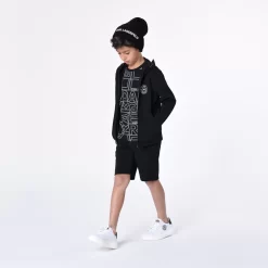KARL LAGERFELD KIDS Cardigan De Jogging -Petit Monde Soldes Z25438 09B 101